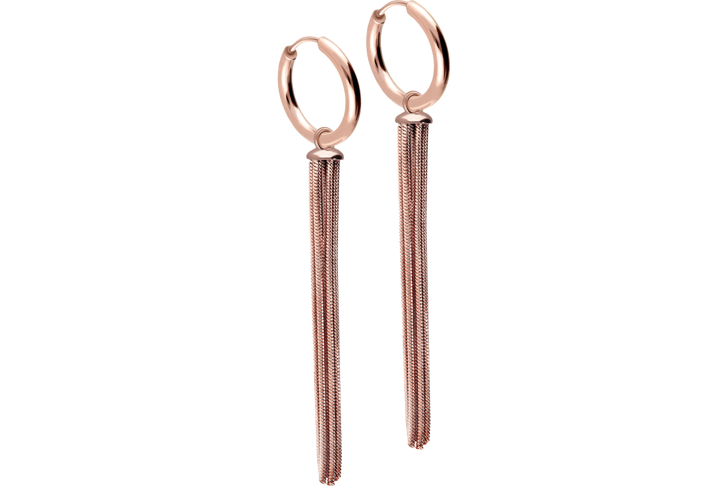 Chirurgenstahl Ohrclicker Creolen QUASTE von Piercingline